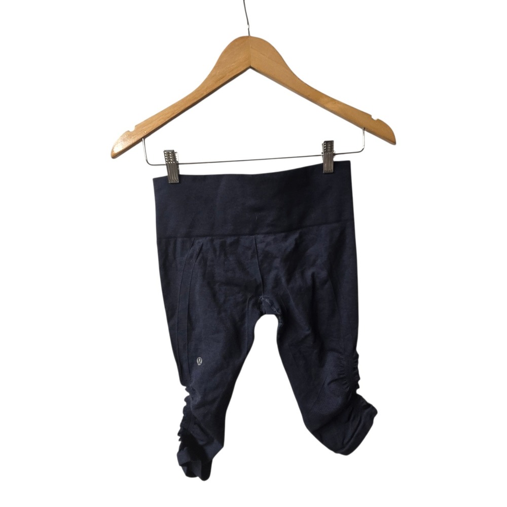 💙Lululemon In The Flow Crop Blue‎